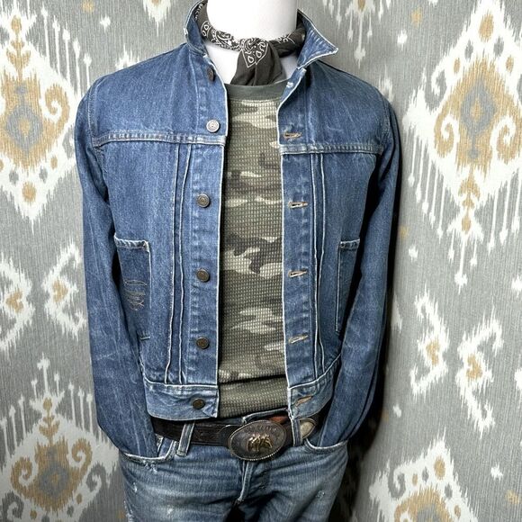 Ralph Lauren Other - Ralph Lauren RRL Cotton Olive Camo Long Sleeve Thermal Waffle-Knit Tee Shirt